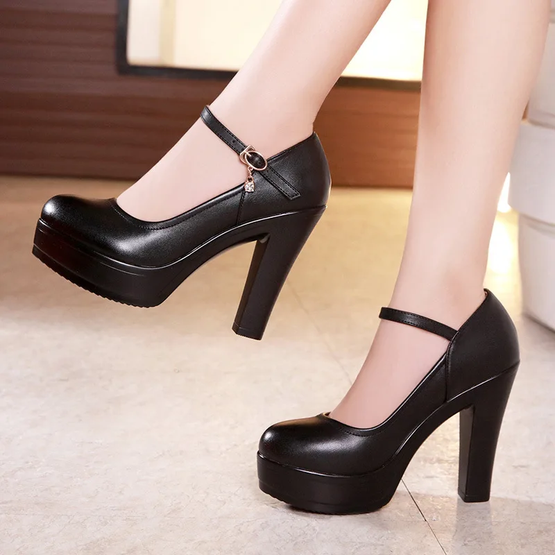 Women Formal Wear For Wedding - أحذية نسائية بكعب عالٍ سميك 8-10-12