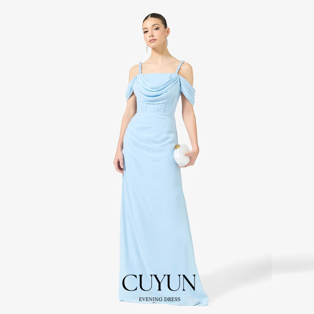 Women'S Formal Dinner Wear - فساتين سهرة رسمية مخصصة باللون الأزرق