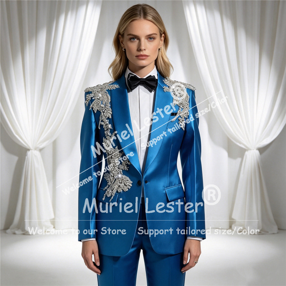 Women'S Formal Dinner Wear - فستان حصري لأم العروس مزين بالخرز