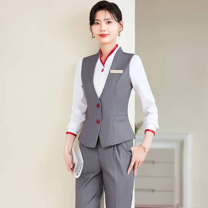 Women'S Elegant Formal Wear - حجم كبير 5XL السراويل الرسمية أنماط
