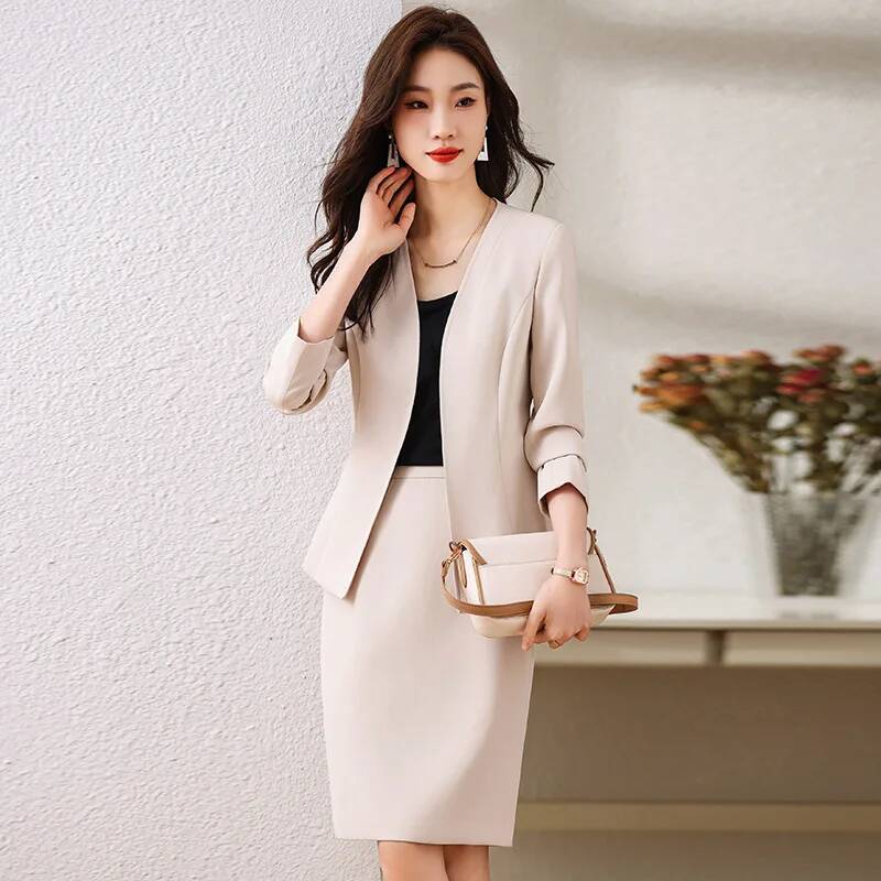 Women Formal Wear With Skirt - بدلات عمل نسائية رسمية مع تنورة