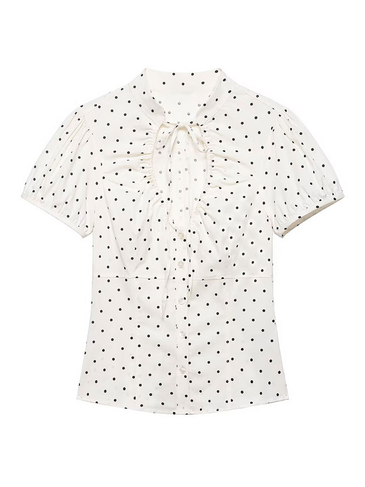 Women'S Formal Evening Wear Tops - قميص نسائي أبيض عتيق الطراز من