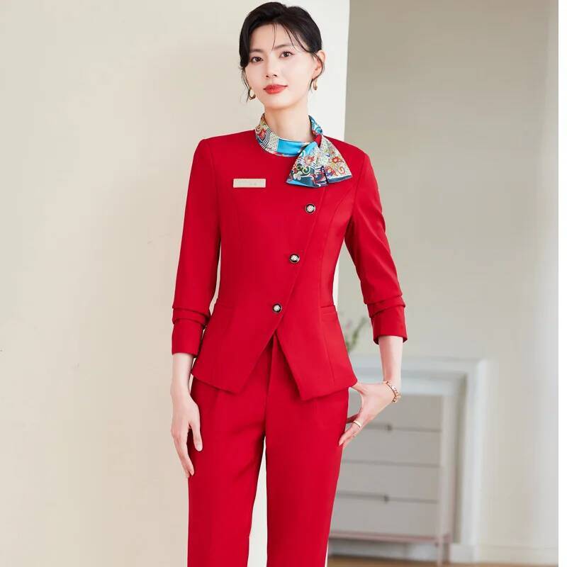 Women'S Elegant Formal Wear - حجم كبير أنماط رسمية أنيقة السراويل
