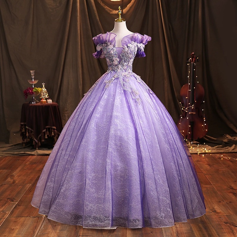 فستان حفلة موسيقية منفوش إضافي - مراجعة Women Formal Wear Photoshoot وسعره