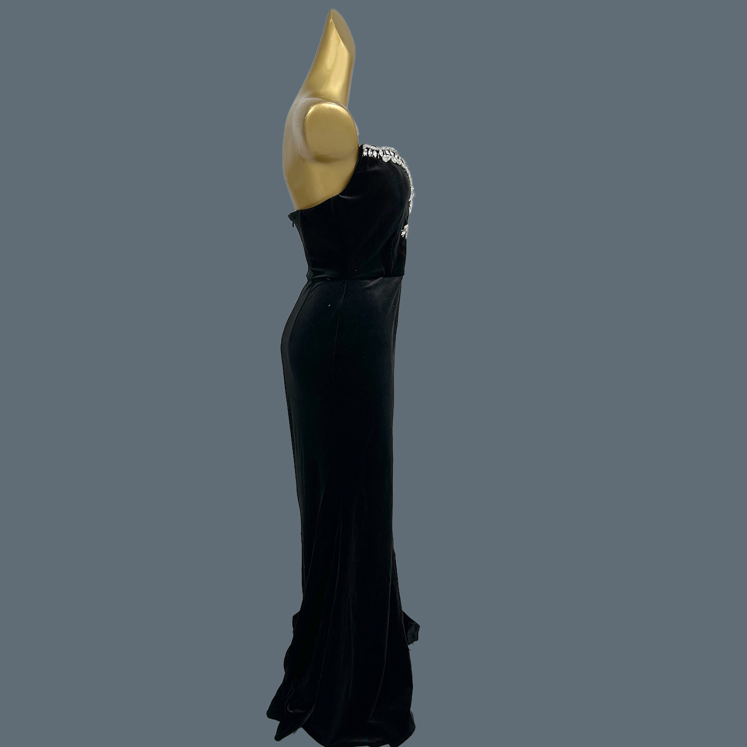 فستان سهرة طويل من المخمل الأس - مراجعة Women Formal Wear Photoshoot وسعره