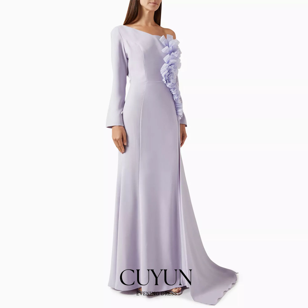 CUYUN مخصص كتف واحد أنيق ثوب م - مراجعة Women'S Formal Dinner Wear وسعره