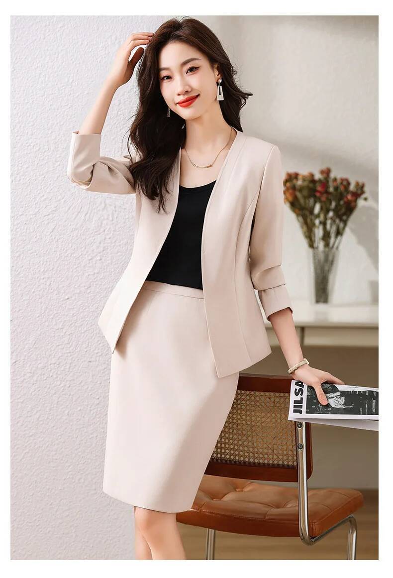بدلات عمل نسائية رسمية مع تنور - مراجعة Women Formal Wear With Skirt وسعره