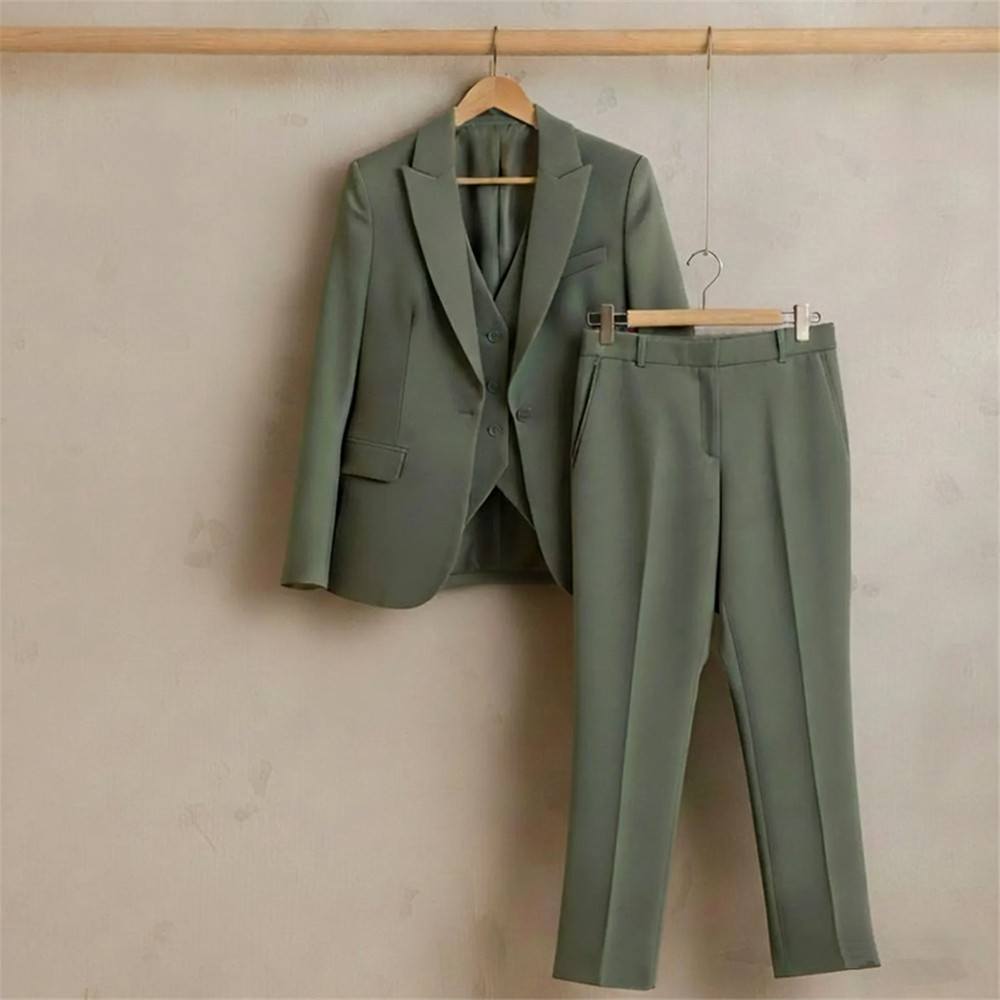 بدلة نسائية جديدة باللون الأخض - مراجعة Women'S Elegant Formal Wear وسعره