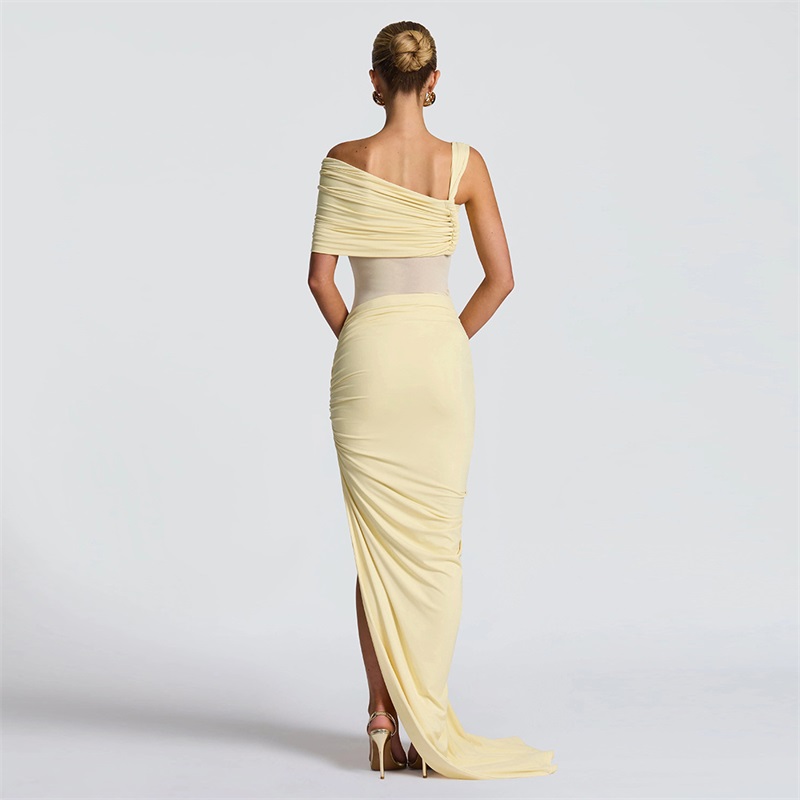 الأصفر المرأة فستان الحفلة الر - مراجعة Women'S Holiday Formal Wear وسعره