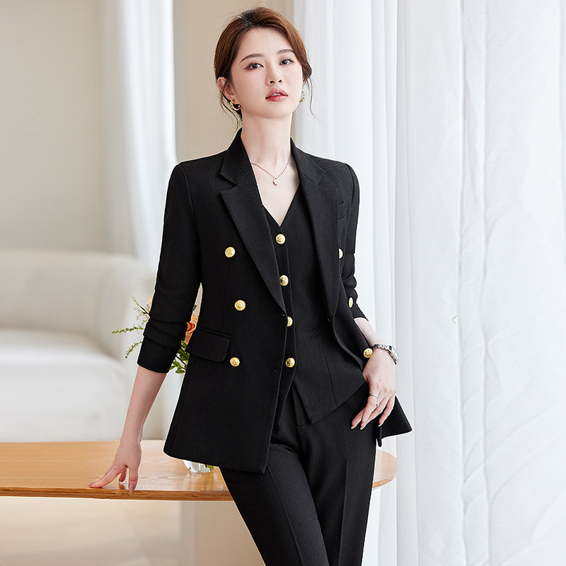 طقم بدلة باللون الأزرق الداكن  - مراجعة High End Women'S Formal Wear وسعره