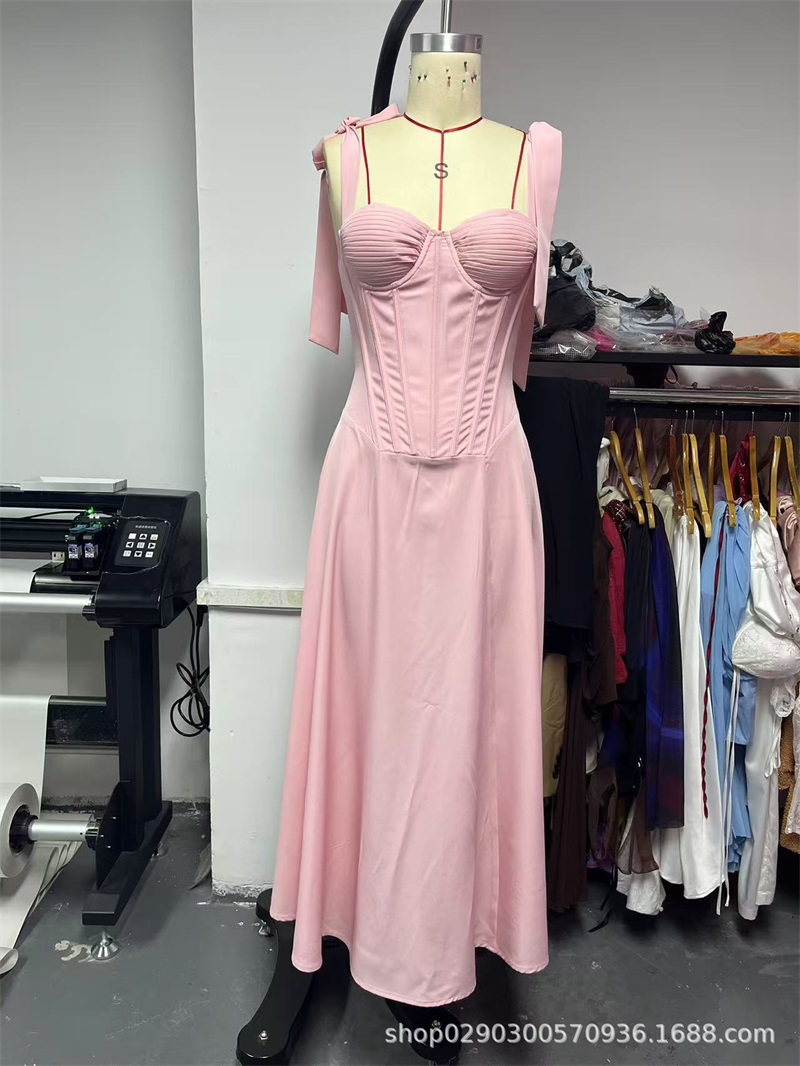 فستان نسائي وردي مثير للحفلات  - مراجعة Women'S Holiday Formal Wear وسعره