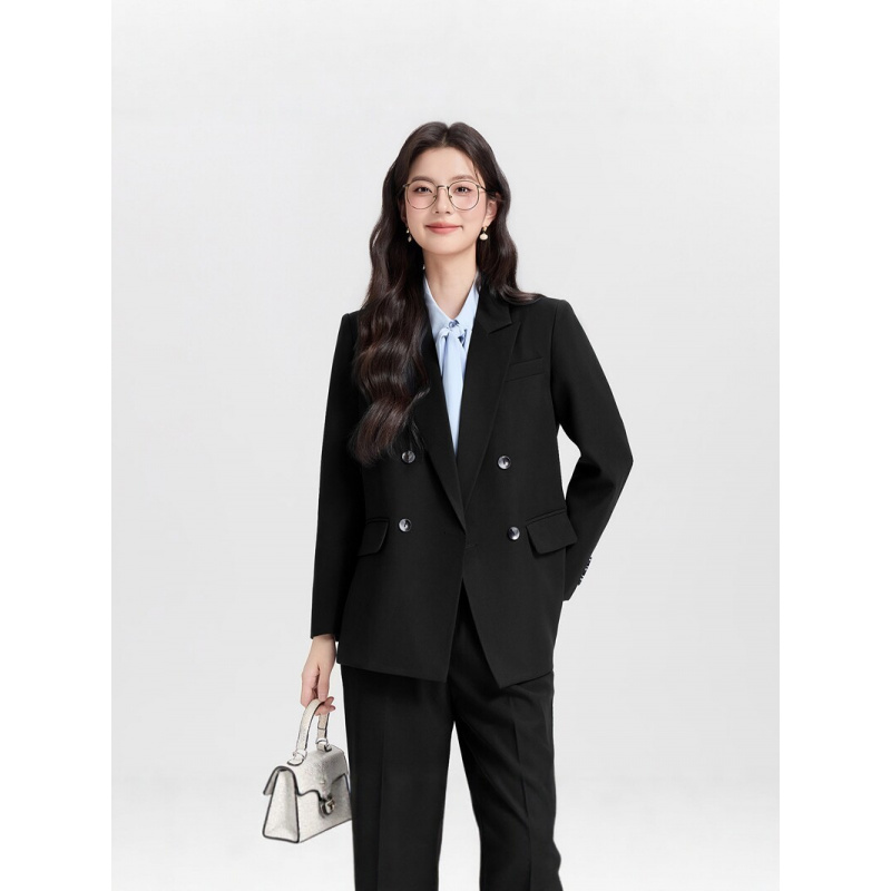 بدلة عمل نسائية كحلية اللون بص - مراجعة High End Women'S Formal Wear وسعره