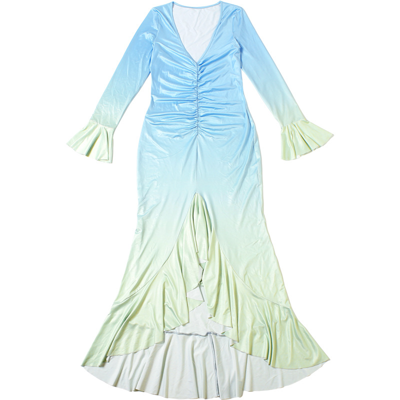 فستان نسائي أزرق متدرج للحفلات - مراجعة Women'S Holiday Formal Wear وسعره