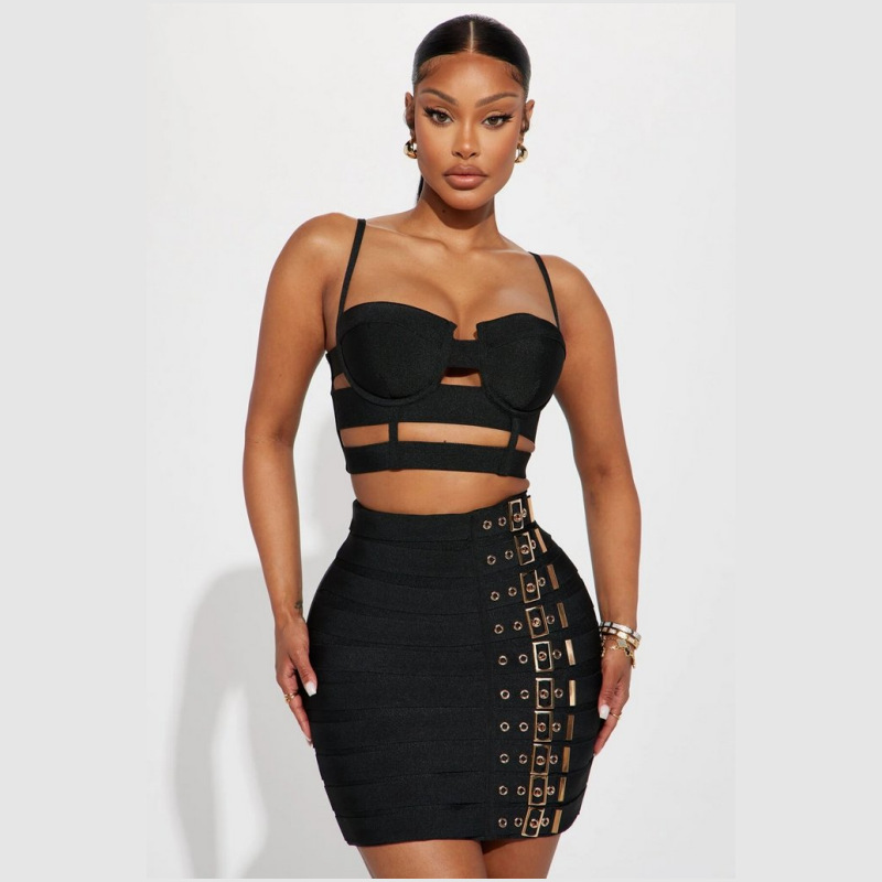أسود أبيض ضمادة المرأة فستان ا - مراجعة Women'S Formal Evening Wear Tops وسعره